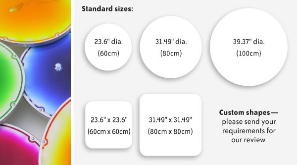 dimensions table