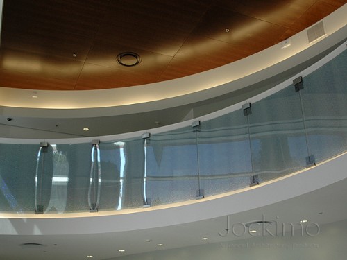 universityofthepacific hologramglass handrail above