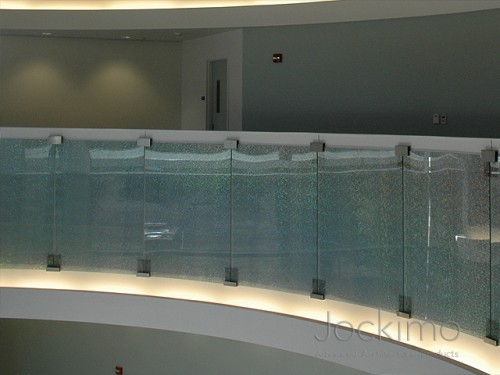 universityofthepacific hologramglass handrail close