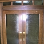 st helen catholic chruch castglass doors 