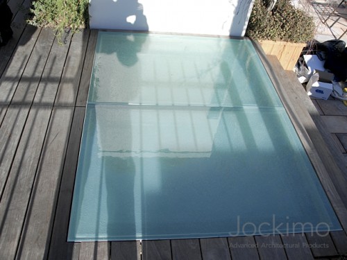 exterior wooddeck glassfloor