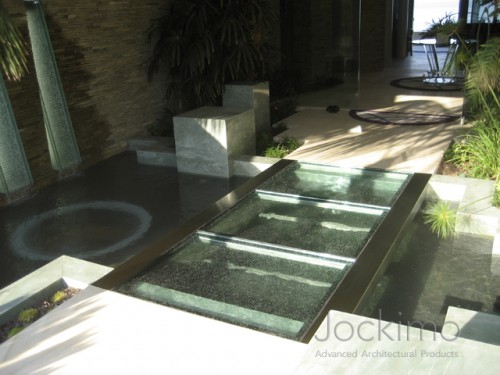 CA exterior glassflooring