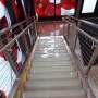 Bel Air Bar, glass treads, glass steps, glass stair treads, anti-slip glass, anti-skid glass