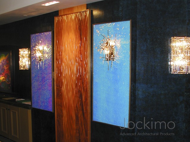 Rio Casino Jockimo DichroGlass Dichroic Glass Wall Panels